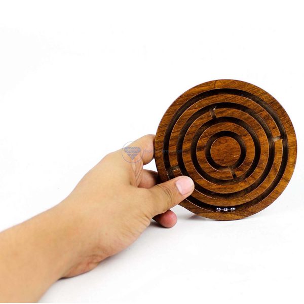 Maze Ball Labyrinth Wooden Board Game