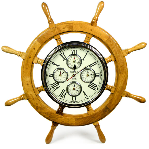 Nautical maritime Nice Size Home Decor Gift Large Ships wheel 24 Inches across