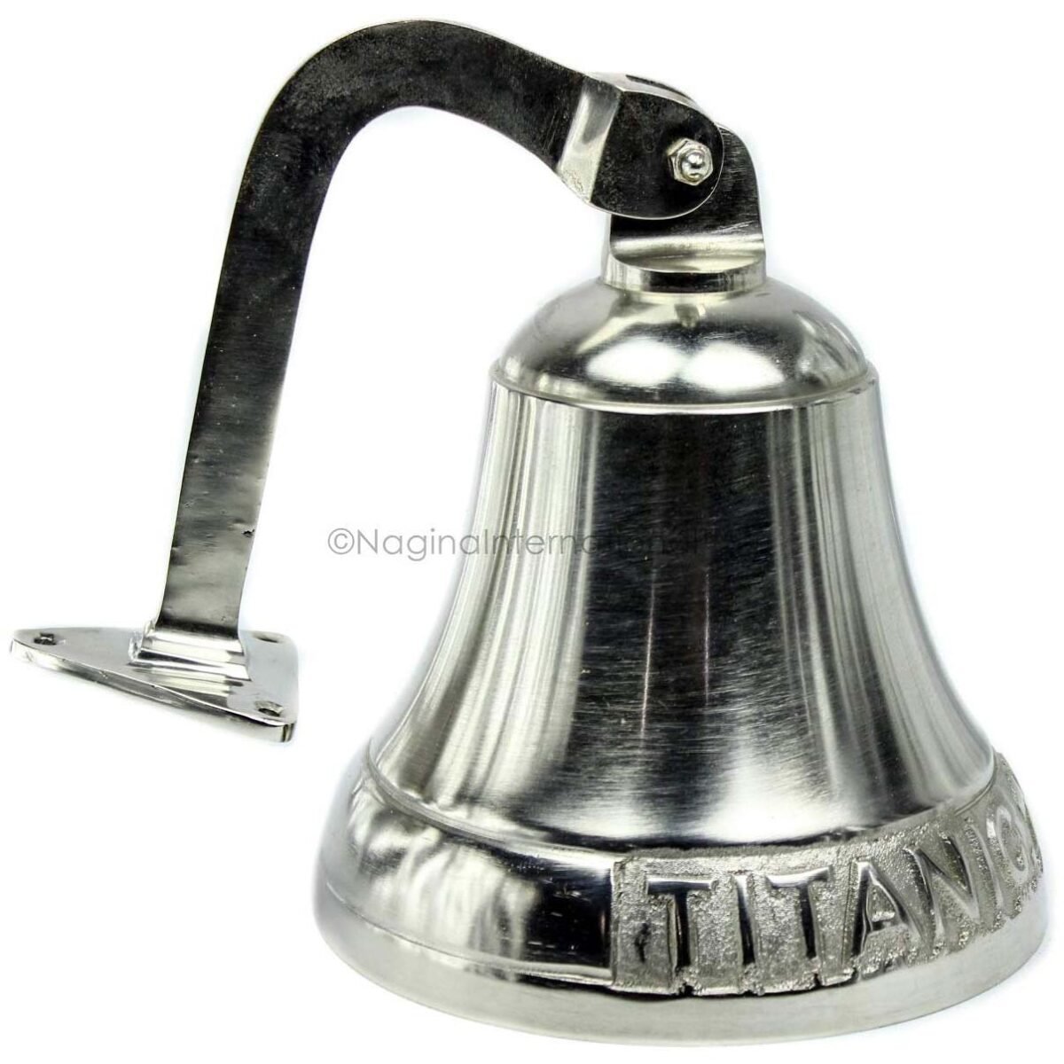 Brushed Nickel Bell (Titanic 1912 London) Nagina International