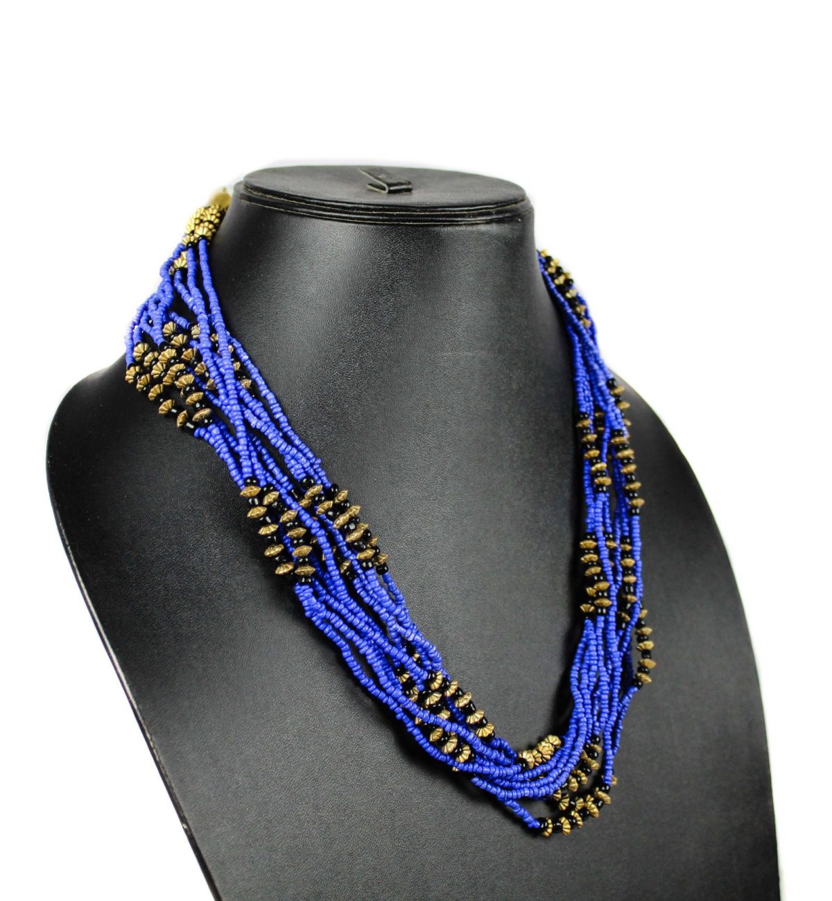 Blue Stranded Necklace