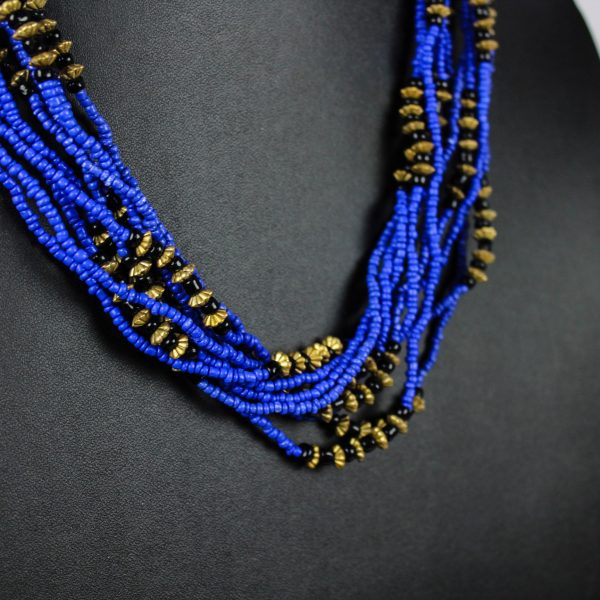 Blue Stranded Necklace