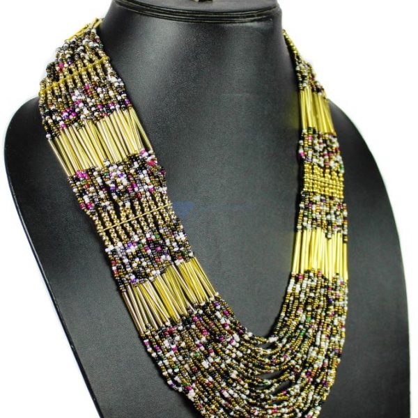 Multi-Color Strand Necklace