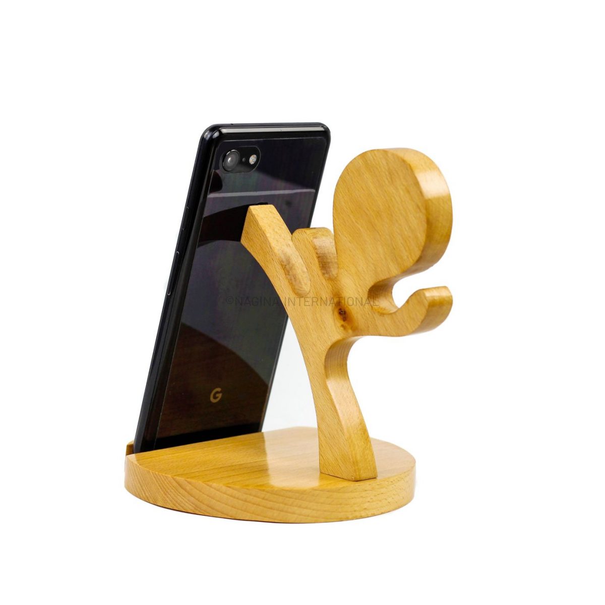 Ninja Wooden Phone Stand