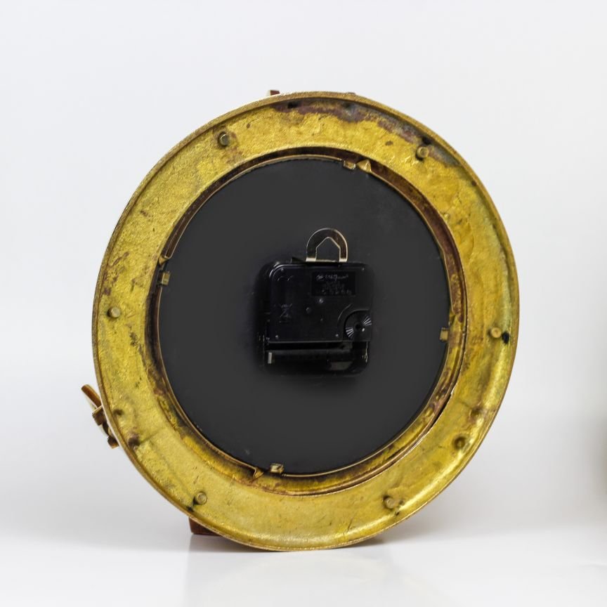 9″ Brass Porthole Clock (Franklin Murphy) Nagina International