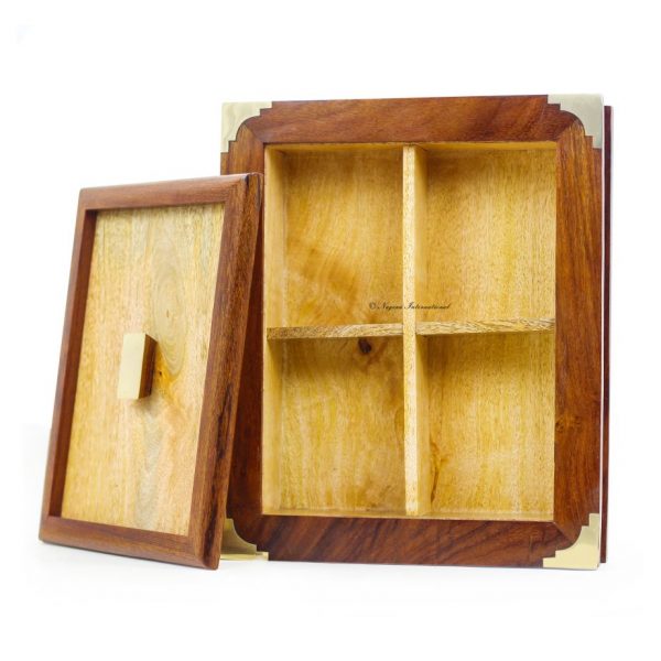 Multi Compartment Wooden Gift Box